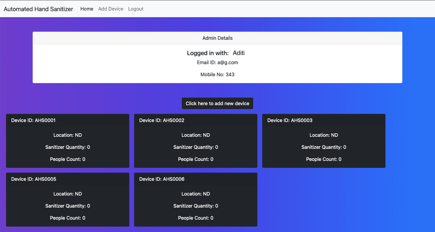 Hand Sanitizer & Mask Detector